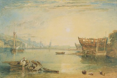 テインマス、デボンシャー、1813年頃 作： Joseph Mallord William Turner